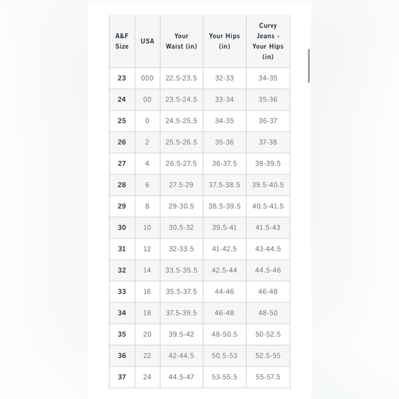 ABERCROMBIE AND FITCH JEANS MID RISE BLACK SIZE 34 18L NWT CURVE PLUS - Picture 9 of 9